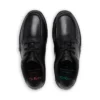 Reasan Lace in pelle nera da ragazzo Reasan Lace in pelle nera da ragazzo