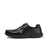Reasan Lace in pelle nera da uomo Reasan Lace in pelle nera da uomo