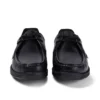 Reasan Lace in pelle nera da uomo Reasan Lace in pelle nera da uomo