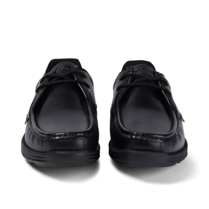 Reasan Lace in pelle nera da uomo Reasan Lace in pelle nera da uomo