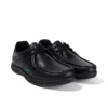 Reasan Lace in pelle nera da uomo Reasan Lace in pelle nera da uomo