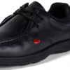 Reasan Lace in pelle nera da uomo Reasan Lace in pelle nera da uomo