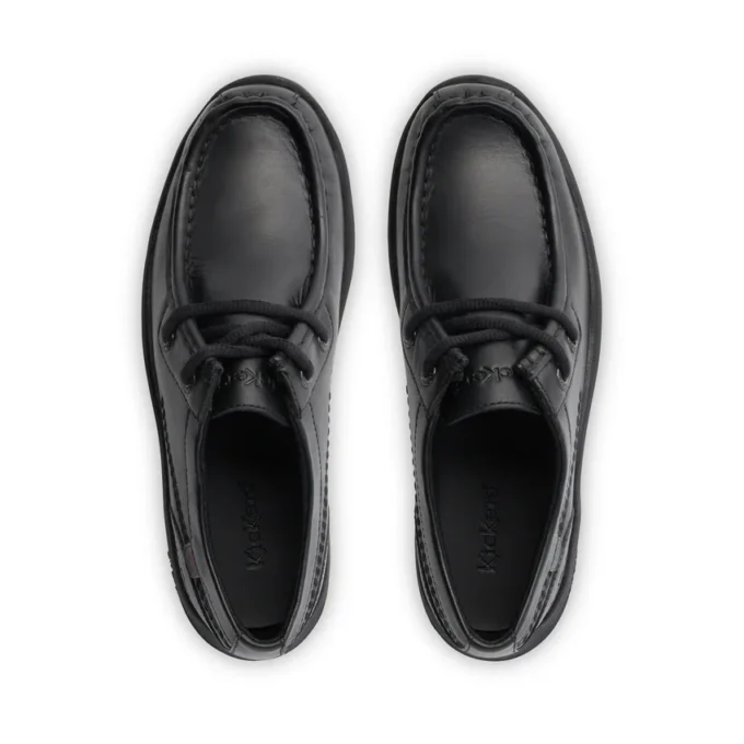Reasan Moc in pelle nera da ragazzo Reasan Moc in pelle nera da ragazzo