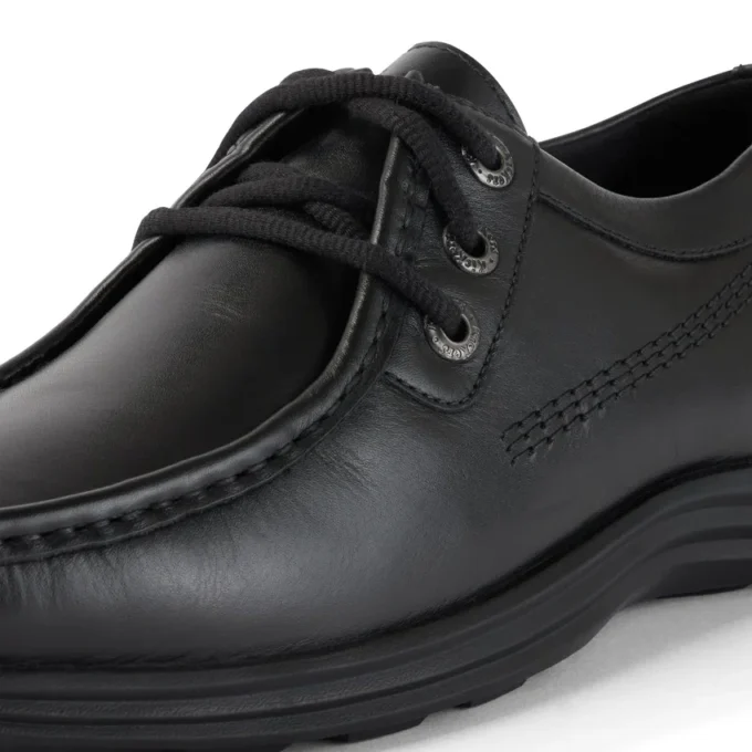 Reasan Moc in pelle nera da uomo Reasan Moc in pelle nera da uomo