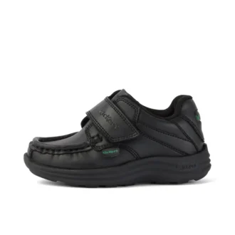 Reasan Strap in pelle alternativa nera unisex per neonati