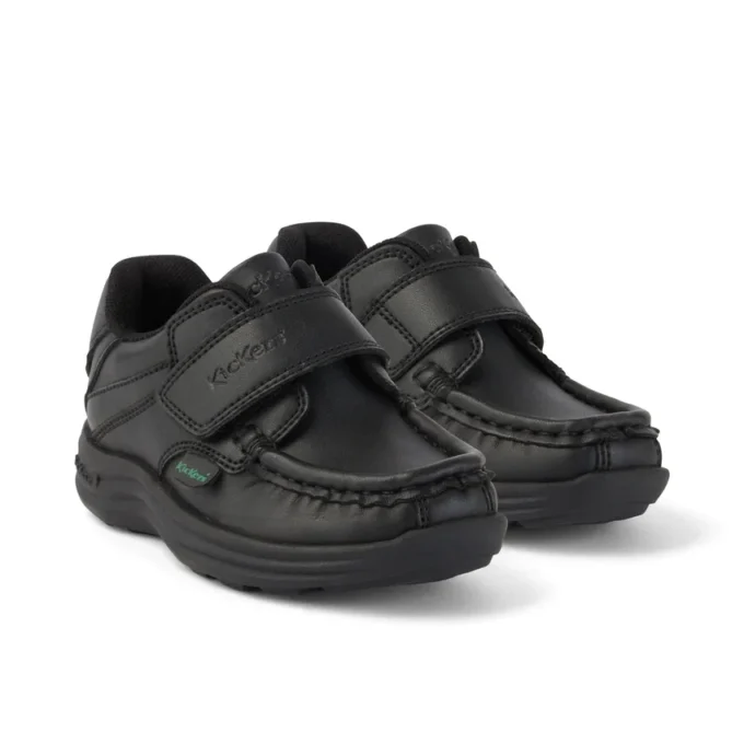 Reasan Strap in pelle alternativa nera unisex per neonati Reasan Strap in pelle alternativa nera unisex per neonati