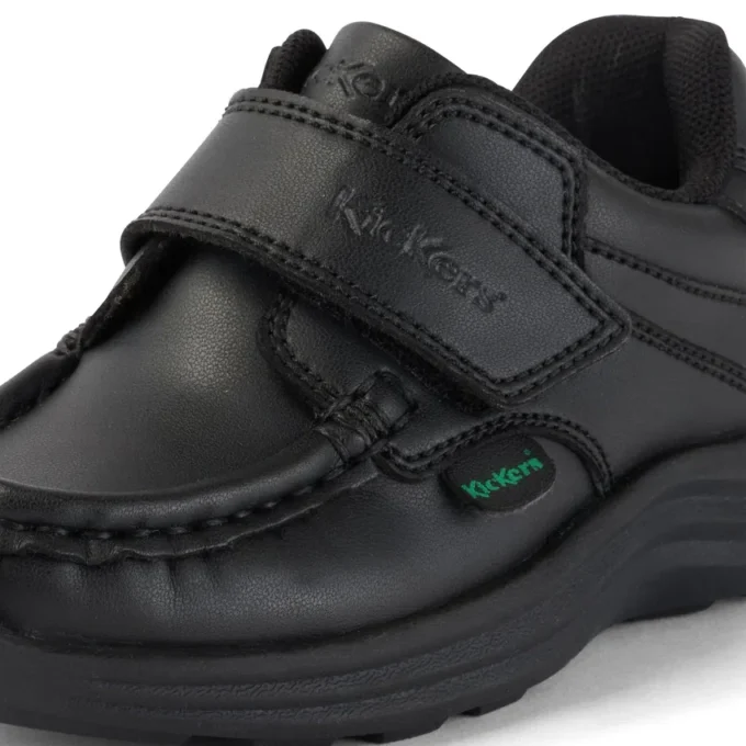 Reasan Strap in pelle alternativa nera unisex per neonati Reasan Strap in pelle alternativa nera unisex per neonati