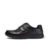 Reasan Strap in pelle nera da uomo Reasan Strap in pelle nera da uomo