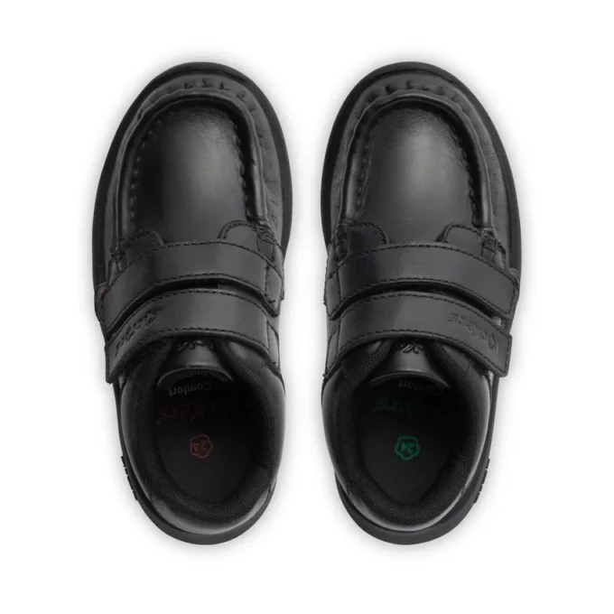 Reasan Twin Vel in pelle nera per bambini
