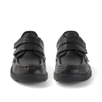 Reasan Twin Vel in pelle nera per ragazzi