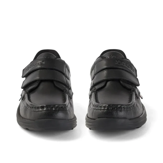 Reasan Twin Vel in pelle nera per ragazzi Reasan Twin Vel in pelle nera per ragazzi