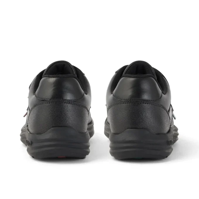 Reasan Twin Vel in pelle nera per ragazzi Reasan Twin Vel in pelle nera per ragazzi