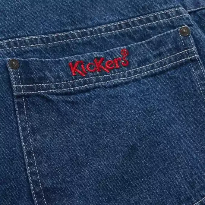 Salopette corta Kickers Classics da donna, blu Salopette corta Kickers Classics da donna, blu