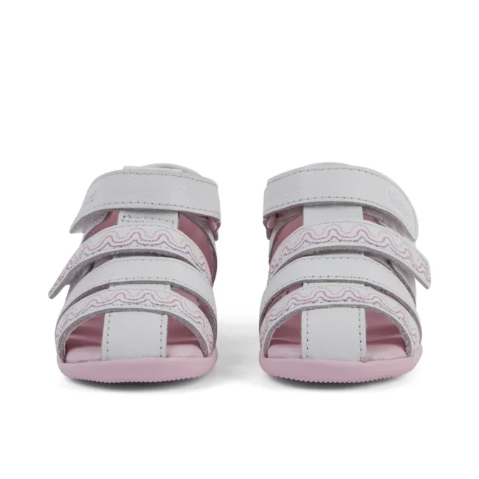 Sandali Baby Wriggle Wave in pelle bianca Sandali Baby Wriggle Wave in pelle bianca