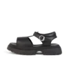 Sandali da donna Kenzi in pelle, nero Sandali da donna Kenzi in pelle, nero