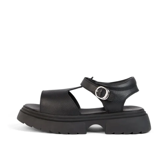 Sandali da donna Kenzi in pelle, nero Sandali da donna Kenzi in pelle, nero