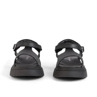 Sandali da donna Kenzi in pelle, nero