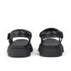 Sandali Kenzi da bambina in pelle nera Sandali Kenzi da bambina in pelle nera