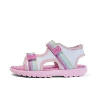 Sandali Kickster da bambina, bianchi Sandali Kickster da bambina, bianchi
