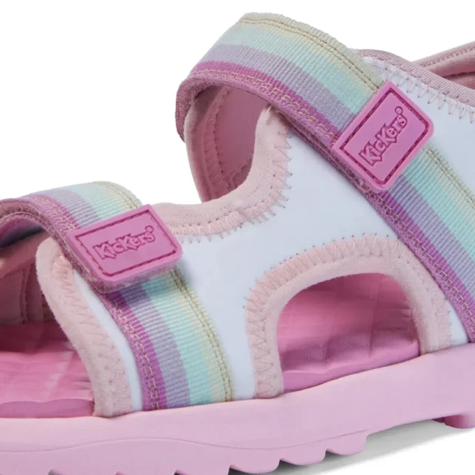 Sandali Kickster da bambina, bianchi Sandali Kickster da bambina, bianchi