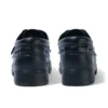 Scarpa da barca Lennon unisex per adulti in pelle nera Scarpa da barca Lennon unisex per adulti in pelle nera