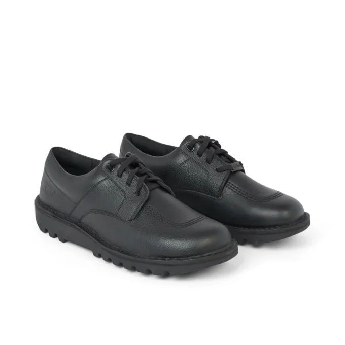 Scarpa Kick Tumble in pelle nera unisex per adulti Scarpa Kick Tumble in pelle nera unisex per adulti