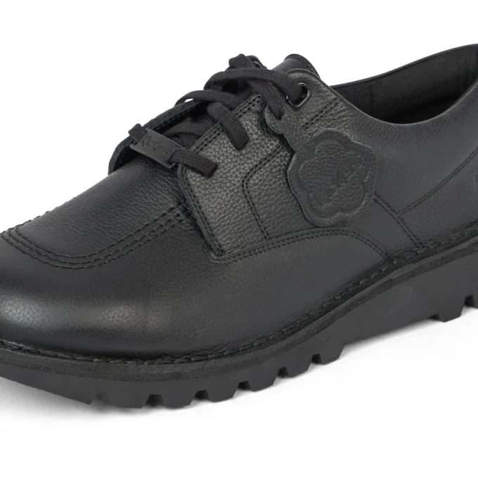 Scarpa Kick Tumble in pelle nera unisex per adulti Scarpa Kick Tumble in pelle nera unisex per adulti