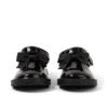 Scarpe Adlar T Bar Bow in vernice nera per bambine Scarpe Adlar T Bar Bow in vernice nera per bambine