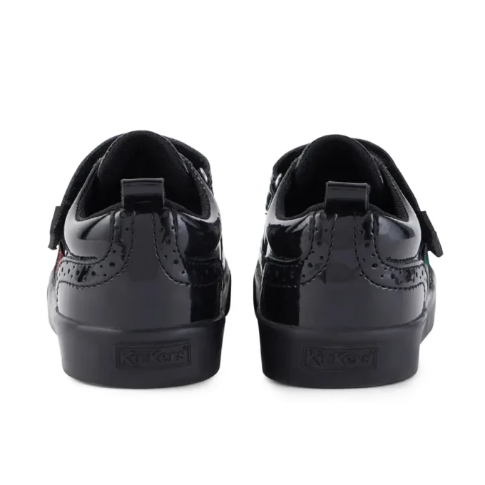 Scarpe brogue Tovni da bambina in vernice nera Scarpe brogue Tovni da bambina in vernice nera