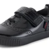 Scarpe brogue Tovni per bambine in vernice nera Scarpe brogue Tovni per bambine in vernice nera