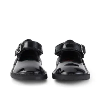 Scarpe da bambina Adlar Heart Mj in vernice nera