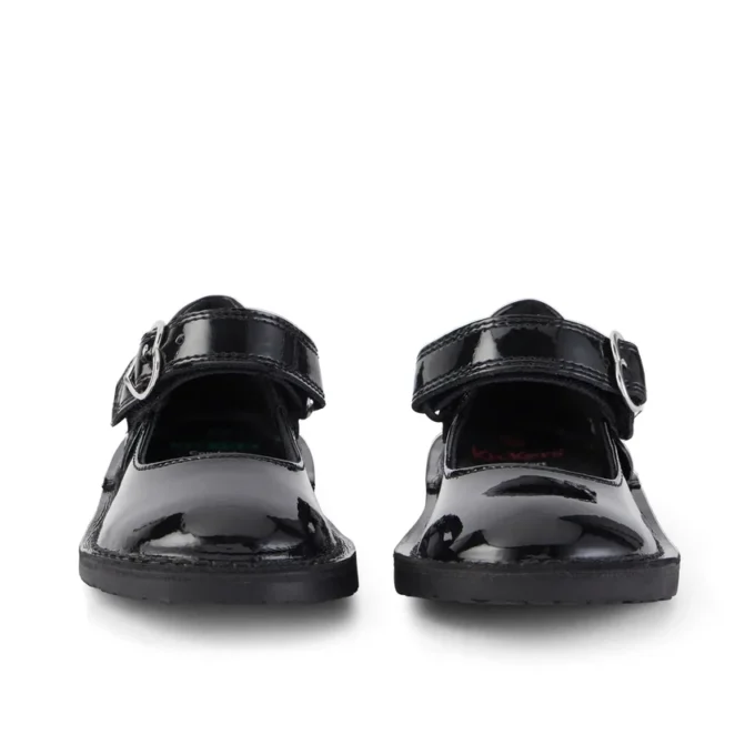 Scarpe da bambina Adlar Heart Mj in vernice nera