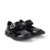 Scarpe da bambina Adlar Heart Mj in vernice nera