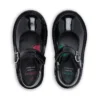 Scarpe da bambina Adlar Heart Mj in vernice nera