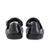 Scarpe da bambina Adlar Heart Mj in vernice nera