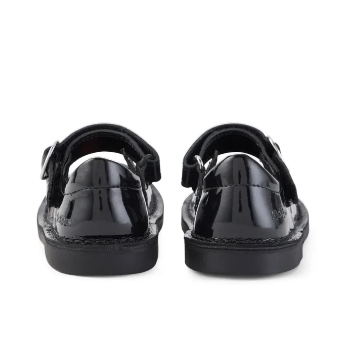 Scarpe da bambina Adlar Heart Mj in vernice nera