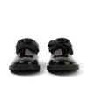 Scarpe da bambina Adlar T Bar Bow in vernice, nero