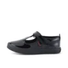 Scarpe da bambina Kariko con cinturino a T in vernice nera Scarpe da bambina Kariko con cinturino a T in vernice nera