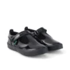 Scarpe da bambina Kariko con cinturino a T in vernice nera Scarpe da bambina Kariko con cinturino a T in vernice nera