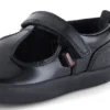 Scarpe da bambina Kariko con cinturino a T in vernice nera Scarpe da bambina Kariko con cinturino a T in vernice nera