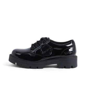 Scarpe da bambina Kori Lace in vernice nera Scarpe da bambina Kori Lace in vernice nera