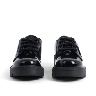 Scarpe da bambina Kori Lace in vernice nera Scarpe da bambina Kori Lace in vernice nera
