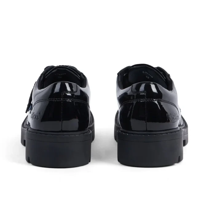 Scarpe da bambina Kori Lace in vernice nera Scarpe da bambina Kori Lace in vernice nera