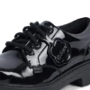 Scarpe da bambina Kori Lace in vernice nera Scarpe da bambina Kori Lace in vernice nera