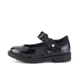 Scarpe da bambina Lachly Butterfly Mj in vernice nera