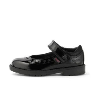 Scarpe da bambina Lachly Star MJ in vernice nera