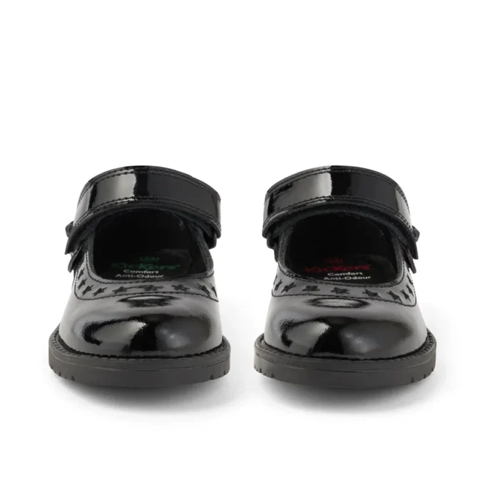 Scarpe da bambina Lachly Star MJ in vernice nera Scarpe da bambina Lachly Star MJ in vernice nera