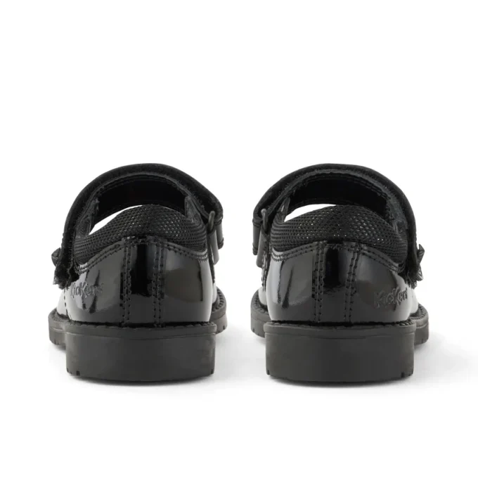 Scarpe da bambina Lachly Star MJ in vernice nera Scarpe da bambina Lachly Star MJ in vernice nera