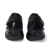Scarpe da bambino Reasan Strap in pelle nera