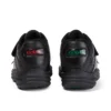 Scarpe da bambino Reasan Strap in pelle nera